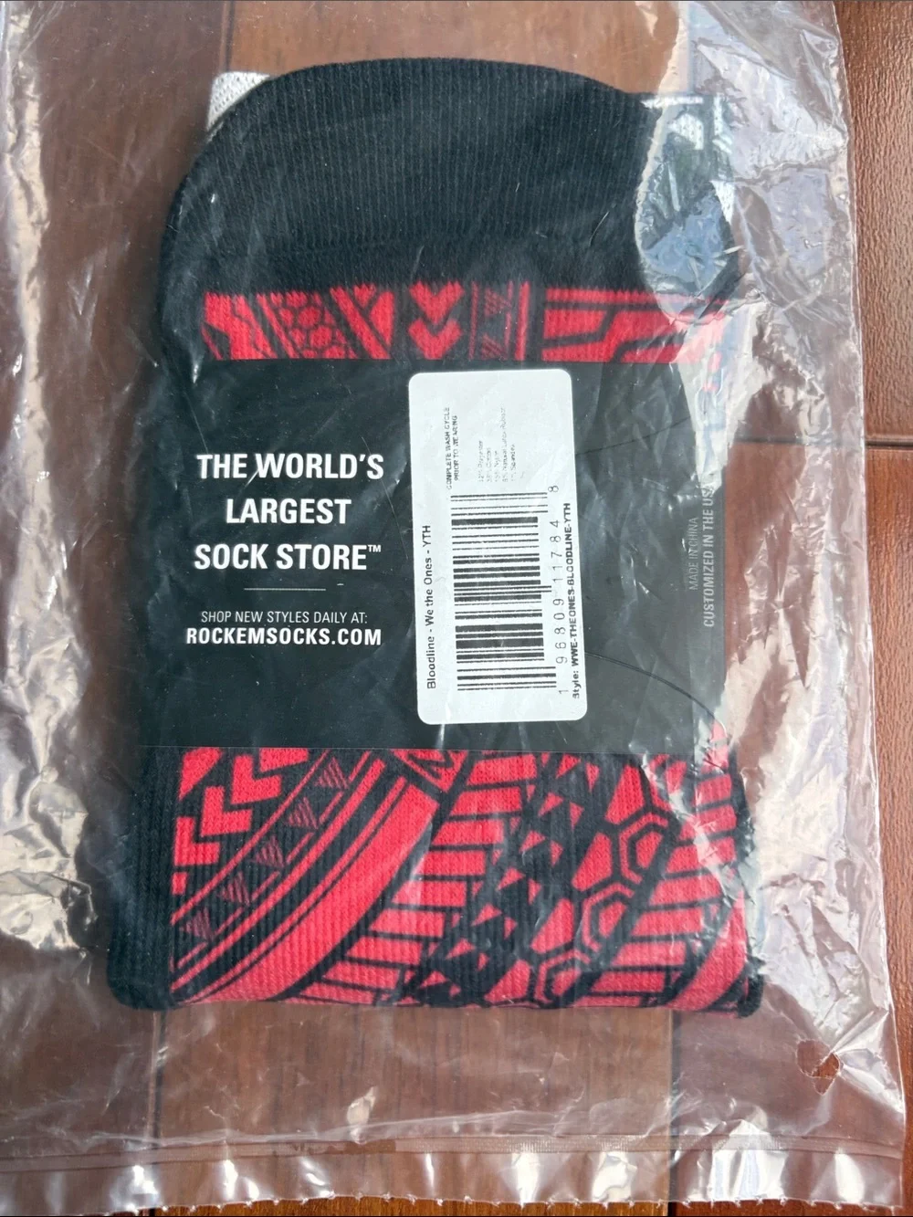 We The Ones Rock Em Youth Large Patterned Socks - NWT